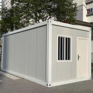 בתים טרומיים מבית Boxspace, בית מודולרי נייד בגודל 20 רגל עם קירות פאנל סנדוויץ' מצמר סלעים, חדר אמבטיה ודירה מפלדה. - Product Image 1