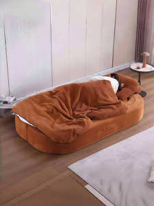 Juego de Sofá <span class=keywords><strong>Cama</strong></span> Modular Plegable de Tela Transicional Comprimida al Vacío, Sofá de <span class=keywords><strong>Doble</strong></span> Uso para Espacios Pequeños - Product Image 6