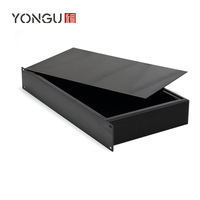 Boîtier en aluminium extrudé pour équipement industriel personnalisé Boîtier de serveur d'ordinateur Industri sablé 1U Châssis à montage en rack de 19 pouces
