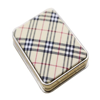 Miroir de maquillage compact rectangulaire avec logo personnalisé, en alliage de zinc, pliable, pour les voyages, le maquillage quotidien, les mariages, les cadeaux