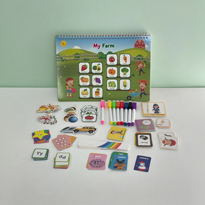 Personalizado CE EN71 aprendizaje preescolar educativo Montessori juguete sensorial alfabeto ocupado libro para niños niñas - Product Image 1