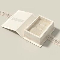 Boîte de rangement pour bijoux magnétique écologique, série Cœur de fille, lettre d'amour manuscrite, ambiance amoureuse, confession, cadeau de livraison