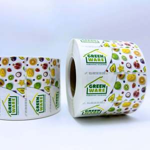 Étiquettes d'emballage personnalisées en aluminium imperméable, autocollantes, blanches, thermiques, 58x38mm, pour produits congelés et basses températures - Product Image 3