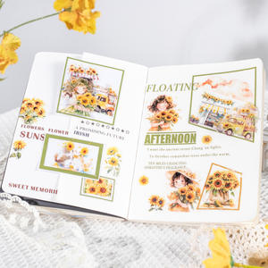 1 rouleau <span class=keywords><strong>de</strong></span> ruban adhésif Floraison Tournesol Jardin Aménagement paysager Ruban <span class=keywords><strong>d</strong></span>écoupé Fiction Floraison <span class=keywords><strong>et</strong></span> <span class=keywords><strong>autres</strong></span> séries - Product Image 1