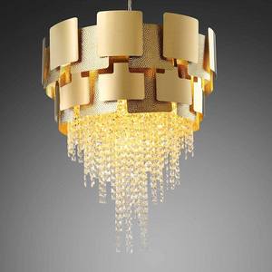 High Quality <b>Led</b> Pendant <b>Lights</b> Hotel Living <b>Room</b> Modern Lighting High Ceiling Crystal Chandeliers - Product Image 4