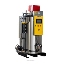 300 kg/h Tube d'eau automatique Conception verticale Meilleure chaudière à mazout pour les machines à boissons Système de chauffage central bas pour une utilisation neuve et d'occasion