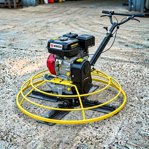 Allanadora de Concreto a Gasolina SFJX de 5.5HP, Diseño Amarillo y Rojo, Alta Potencia - Product Image 1