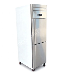 Refrigerador Comercial <span class=keywords><strong>de</strong></span> Doble Puerta con Enfriamiento por Ventilador para Chefs - Diseño Pan-Slide, Refrigerador <span class=keywords><strong>de</strong></span> Preparación <span class=keywords><strong>de</strong></span> Acero Inoxidable, Suministro Directo <span class=keywords><strong>de</strong></span> Fábrica - Product Image 4