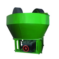 Broyeur à plaques humides de 1100 mm, moteur de 5,5 kW, capacité de 0,4-0,6 t/h, engrenages et roulements, haute efficacité, économie d'énergie, équipement d'extraction aurifère