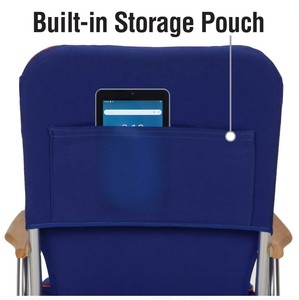 Chaise pliante en <span class=keywords><strong>toile</strong></span> à dossier haut bleue <span class=keywords><strong>de</strong></span> Xiamen Sunshine Marine Hardware Supplier, pliable <span class=keywords><strong>pour</strong></span> un rangement facile - Product Image 3
