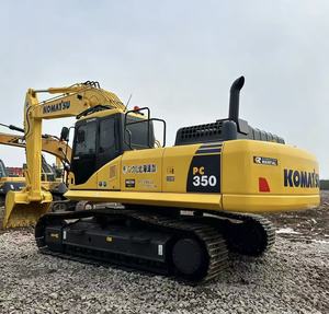 Excavatrice sur chenilles Komatsu PC350 d'occasion, pelle hydraulique, machine de terrassement sur chenilles pour la construction - Product Image 1