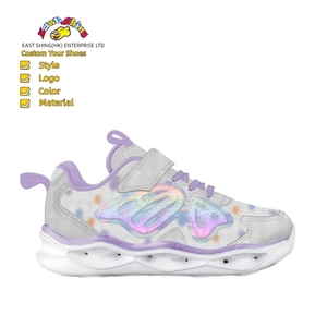 Eastshing cô gái 'giản dị bóng rổ <span class=keywords><strong>Led</strong></span> tuyết Sneakers màu tím Giấc Mơ điểm nhấn ánh sáng sao ánh sáng duy nhất mùa đông chương trình cung cấp giày dép - Product Image 2