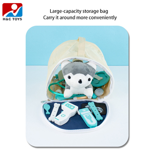Ensemble de jouets de docteur pour animaux de compagnie, équipement médical simulé, <span class=keywords><strong>jouet</strong></span> en bois, jeu de rôle de docteur pour enfants, ensemble de jeu d'imitation - Product Image 4