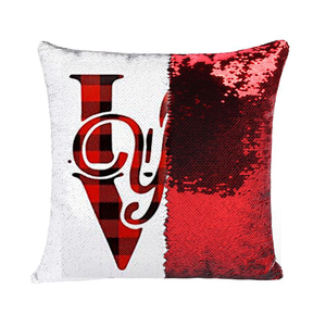 Fodera per <span class=keywords><strong>cuscino</strong></span> in tessuto <span class=keywords><strong>con</strong></span> paillettes magiche 40x40 cm per sublimazione, personalizzabile, per San Valentino - Product Image 4