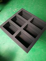 Matériau de protection et d'amortissement personnalisé en EVA découpé sur mesure, insert en mousse pour emballage de protection pour boîte avec doublure en velours fibre de carbone