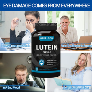 Bổ sung sức khỏe Halal số lượng lớn <span class=keywords><strong>lutein</strong></span> và zeaxanthin viên nang ausreson <span class=keywords><strong>Lutein</strong></span> Zeaxanthin mắt Cúc Vạn Thọ chiết xuất Vitamin - Product Image 2