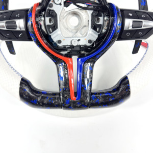 Volante de Fibra de Carbono para <span class=keywords><strong>BMW</strong></span> F10 F11 F15 F18 F20 F23 F25 F30 F32 F35 F40 F80 E84 E87 E90 E92 E93, Accesorios para Automóviles - Product Image 4