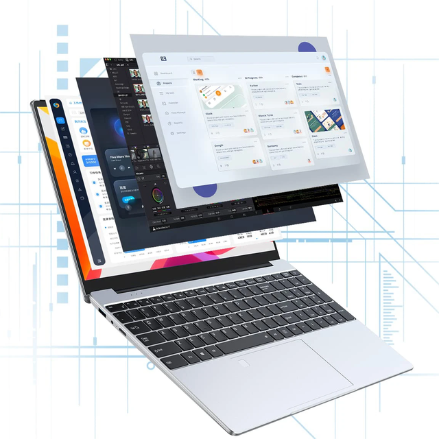 Brand New 15.6 Inch AMD Ryzen R7 5700U 8gb Ram Win10 Notebook Laptop Radeon Vega 8 With Touch Pad 5000mAh