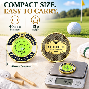 Custom Designed Golf Green Reader Bubble Level Metal Slope Reading Aid for Pro Shop Club and Tournament Factory Direct Wholesale - Product Image 4