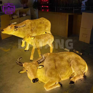 Buffalo Motif <b>Led</b> Decorative For Outdoor Christmas Festival For Park Street Shopping Mall-ip65 For Festive Holiday Atmosphere - Product Image 2