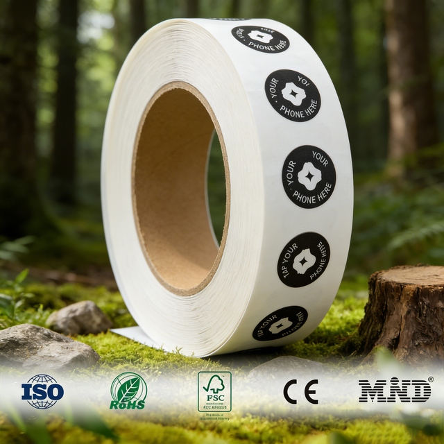13.56Mhz NTAG 213 NFC Printed Sticker Adhesive NFC Label Programmable NFC Printing Tag for Social Media
