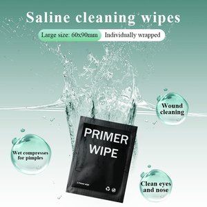 <strong>OEM</strong> ODM Eco-Friendly Normal Saline <strong>Wipe</strong> Primer <strong>Wipes</strong> Individually Wrapped for Daily Cleaning - Product Image 3