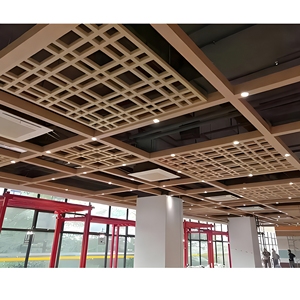 Panneaux de plafond en grille d'aluminium sur mesure pour plafonds métalliques suspendus intérieurs, installation en encastrement - Product Image 1