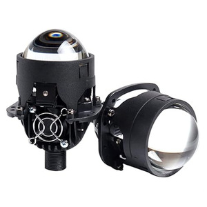 2.5 Inch Dual Led <b>Projector</b> Lens Headlight Retrofit Kit 4000-5000lm 120 Degree Beam Angle White <b>Light</b> For Car Lighting - Product Image 1