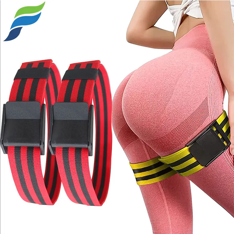 YETFUL Glutes Booty Training Blood Flow Restricción Oclusión BFR Resistencia Hip Circle Muslo Correa Band Set