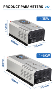 Safer Outdoor <b>Home</b> Solar Energy System 1000W <b>UPS</b> Solar with Pure Sine Wave AC 110V/220V - Product Image 5