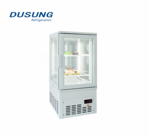 Thương mại bánh hiển thị tủ lạnh đồ uống làm lạnh với 4 mặt kính hiển thị dọc - Product Image 5