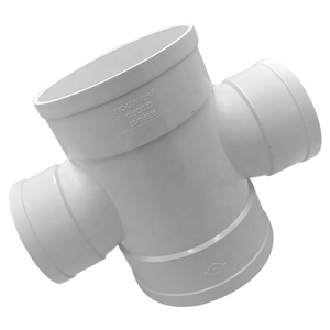 Hydy uPVC PVC Ống lắp 4 cách nối chéo doanh Tee - Product Image 4