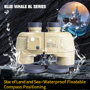 Binoculares 7X 10X con Diseño Nuevo, Resistentes al Agua IP68, Rellenos de Nitrógeno, con Brújula, Telescopios Binoculares Flotantes - Product Image 6