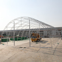Abri de stockage modulaire en acier robuste et moderne 30-85-15R, étanche, taille personnalisable, pour atelier et entrepôt industriel