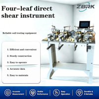 Machine d'essai de cisaillement direct pour sols, simple et quadruple, équipement d'essai de sols