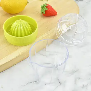 Venta caliente al por mayor utensilios de cocina Manual de plástico portátil exprimidor de limón exprimidor de frutas