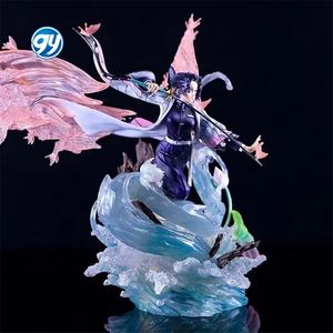 Demoned Slayer GK Kocho <span class=keywords><strong>Shinobu</strong></span> Casa de fantasía doble <span class=keywords><strong>cabeza</strong></span> esculpe escena estatua modelo Anime decoración en caja coleccionable - Product Image 4