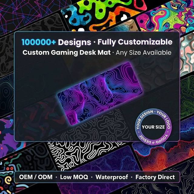 Custom Sublimation XXL Large Gaming Mouse Pad Wholesale Anime Gamer Pad Mat Custom Logo Print Mouse Pads Custom Mouse Pad