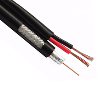 Cable Coaxial RG6 75 Ohm 305m para CCTV/SAT703, Cable de Comunicación Satelital de 1 Conductor
