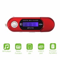 Lecteur MP3 à longue autonomie avec écran, 4 Go de mémoire, en plastique, avec affichage des paroles et écran inférieur à 2 pouces pour l'apprentissage musical