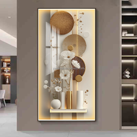 Peinture décorative de luxe en porcelaine de cristal, motif cerf porte-bonheur, pour la décoration du salon, vente en gros d'usine