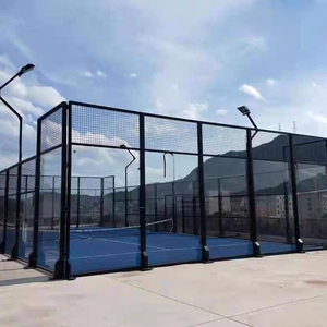 Cancha de Pádel Panorámica de Diseño Moderno para Exteriores, Cancha de Pádel Cubierta, Equipo Avanzado para Pádel - Product Image 1