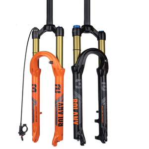 Horquilla de <span class=keywords><strong>Bicicleta</strong></span> MTB de Aleación de Magnesio con Suspensión de Aire, 27.5/29 Pulgadas, 120 mm de Recorrido, con Bloqueo, para Accesorios de Ciclismo - Product Image 1