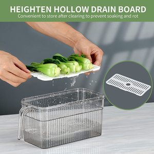 Hot Selling BPA-Free PET <strong>Storage</strong> <strong>Box</strong> with Freshness Timer Lid <strong>Fridge</strong> Organizer for Kitchen Pantry and Refrigerator Food <strong>Storage</strong> - Product Image 3