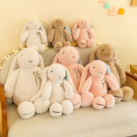 Fabricant longue oreille Anime lapin ours en peluche poupée en peluche figure doux animaux en peluche jouets pour mère cadeau de fête des enfants