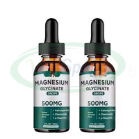 VitaSpring OEM Glicinato de Magnesio Líquido en Gotas, Suplemento para Dormir, Marca Privada, 400mg, Gotas de Glicinato de Magnesio Natural Puro