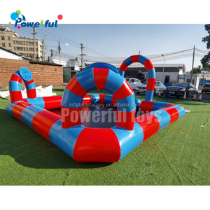 Piste de course gonflable à impression de logo personnalisée, piste gonflable <span class=keywords><strong>quad</strong></span> de kart stimulant - Product Image 5