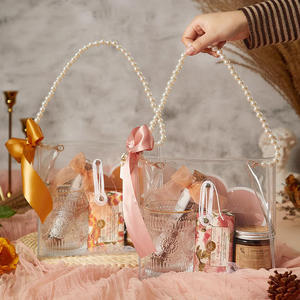 Bolsas de Regalo de Moda con Asa, Bolsa de Regalo Transparente de PVC, Recuerdo de Boda, Bolsa para Fiesta de Bodas, Caja para Dulces - Product Image 3