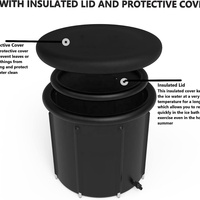 Baignoire de récupération par cryothérapie pour adultes, portable, pliable, durable, en PVC gonflable, pour 1 personne, utilisation à domicile et à l'hôtel, Har tiger