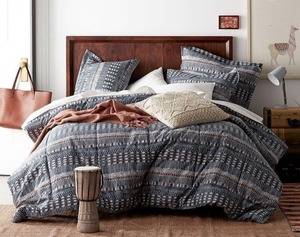 Juego de 7 piezas, juego de funda nórdica de algodón lavado nórdico, Color sólido, doble tamaño King, funda de edredón, juego de cama de sábanas - Product Image 3